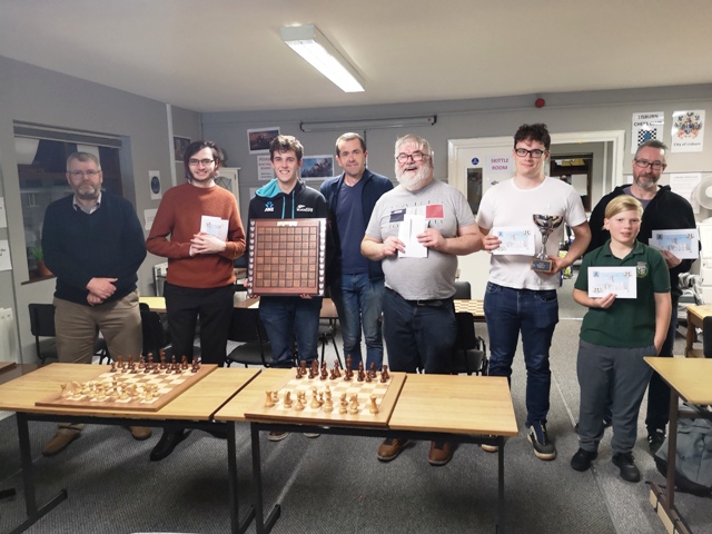 The Masters was held at Lisburn Chess Club over the weekend of 11th - 13th Nov 2022.