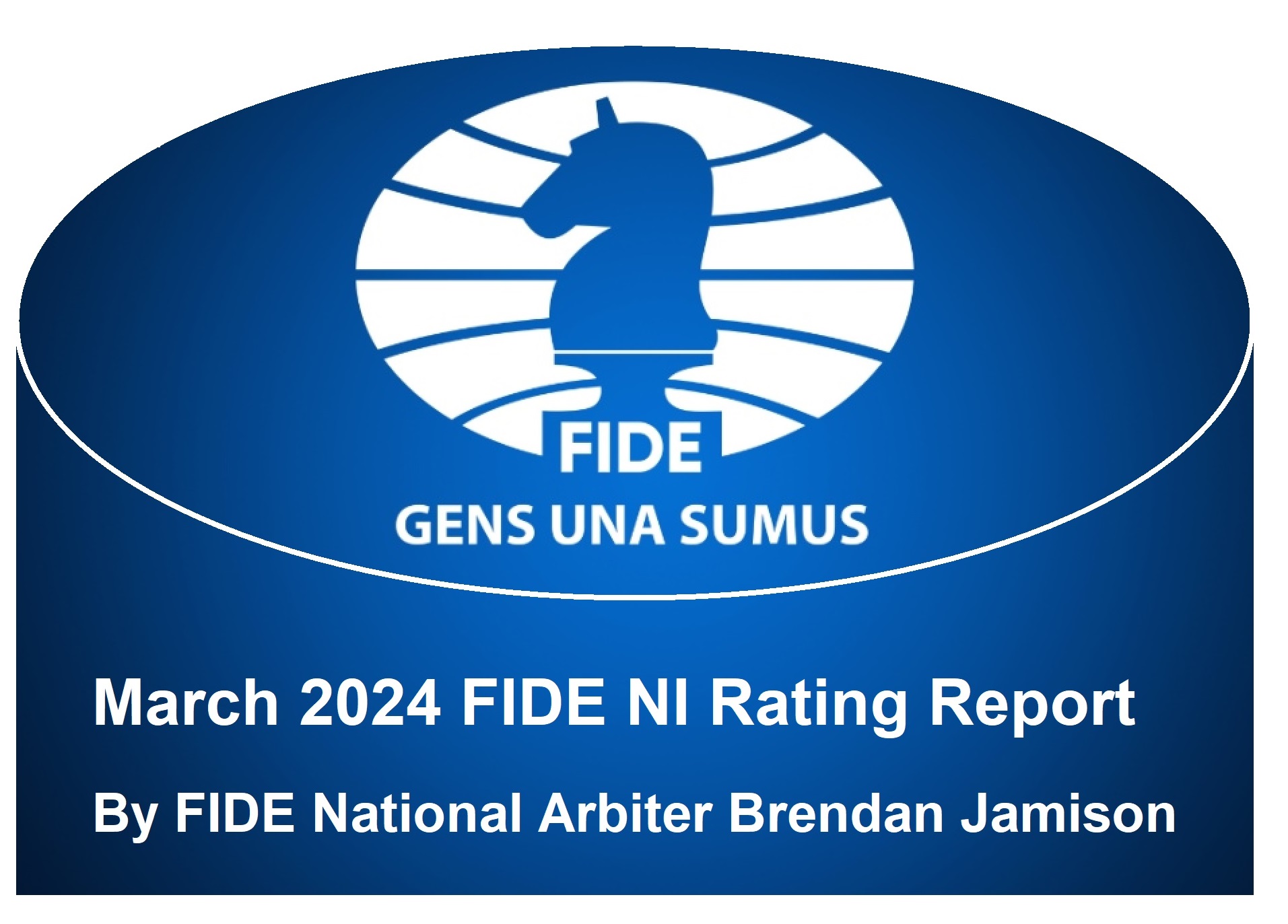 March 2024 FIDE NI Rating Report – 14 players make a debut  by FIDE National Arbiter Brendan Jamison