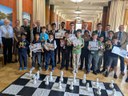 Celebrating Young Chess talent at Stormont. MLA Naomi Long invites top players.