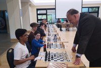 GM Alex Baburin plays 24 games in Ulster Simultaneous 23rd May 2025