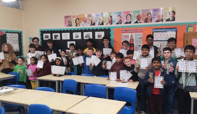 Amost 40 young players gather at our Monthly Childrens Chess tournaments