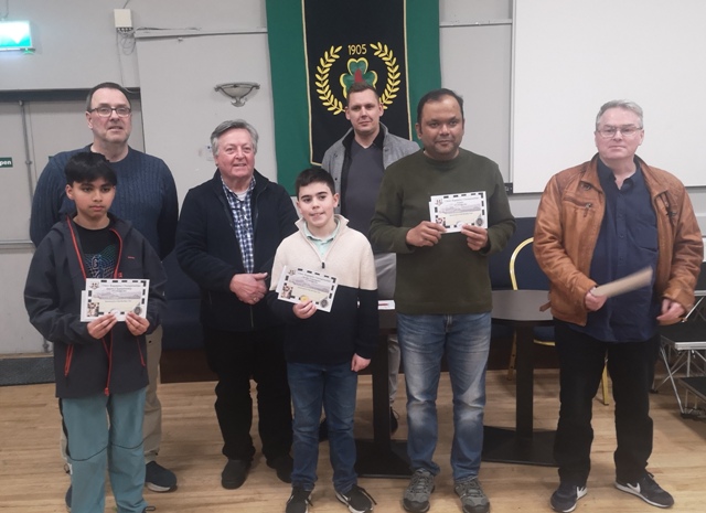 New Rapidplay Ulster Champion Crowned 28th February 2026