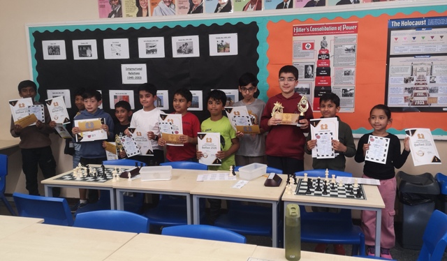 Youngsters gather at Methodist College to play the 1st Monthly Chess Tournament - The Belfast LJCC Qualifier.