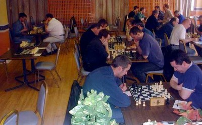 Tournament scene during Round 2 of the qualifying stages