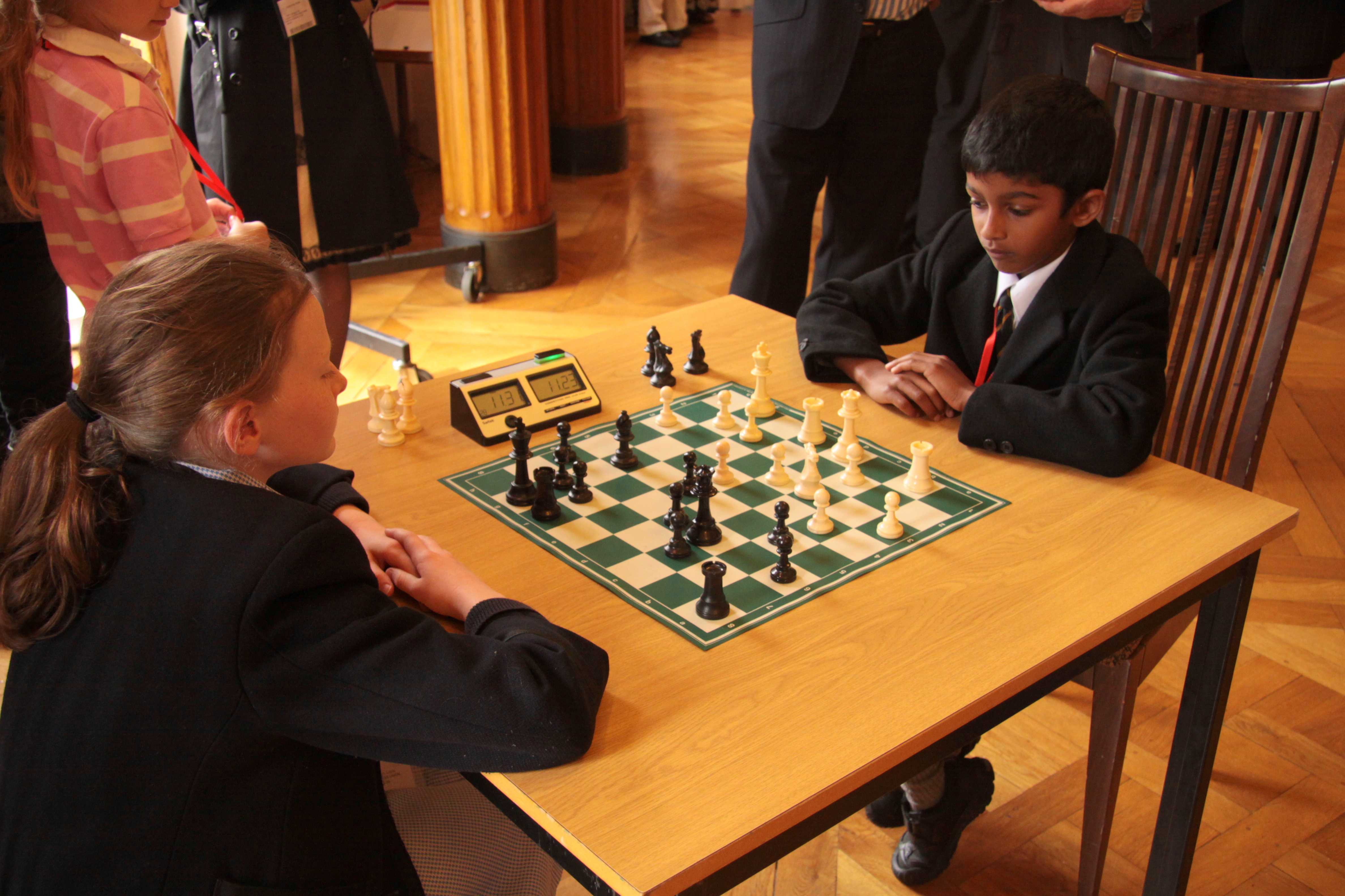 Lucia Corrigan plays Taran Rajan in the Primary School Stormont Elite 2012