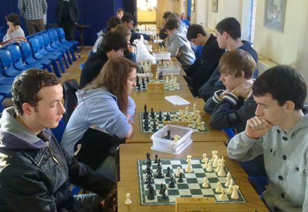 The under19 Ulster Champion Karina Kruk playing Thomas Donaldson. In the foreground Matthew Chapman plays Chris Roe.