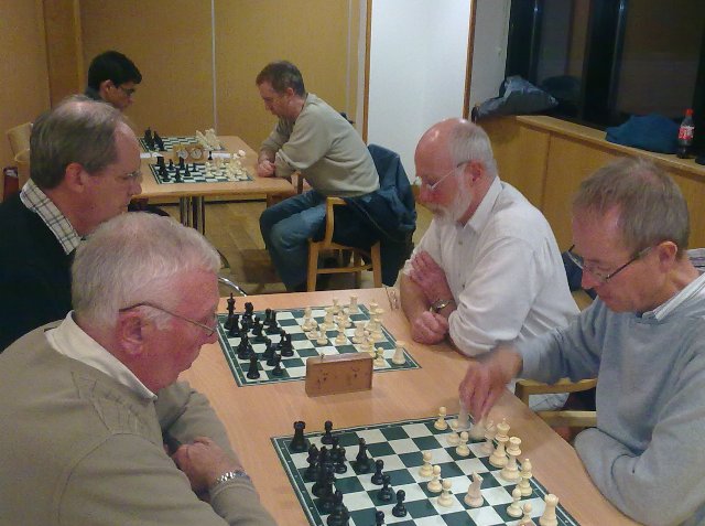 Concentrating on the game - Stewart, Ian, Neil, Roy