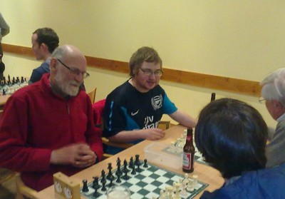 David and Garry enjoying the chess