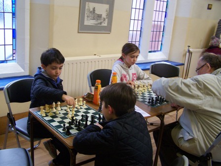 Youngsters enjoying a game