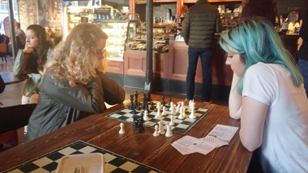 Belfast Culture Night 2018 lots of chat, coffee and chess