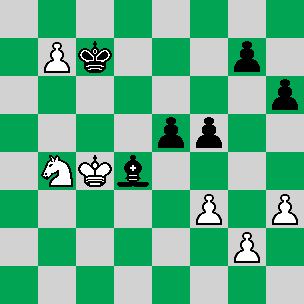 Williamson Shield 1912 game (after Black's 59th move)