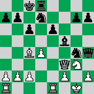 Williamson Shield 1914 game (after White's 17th move)