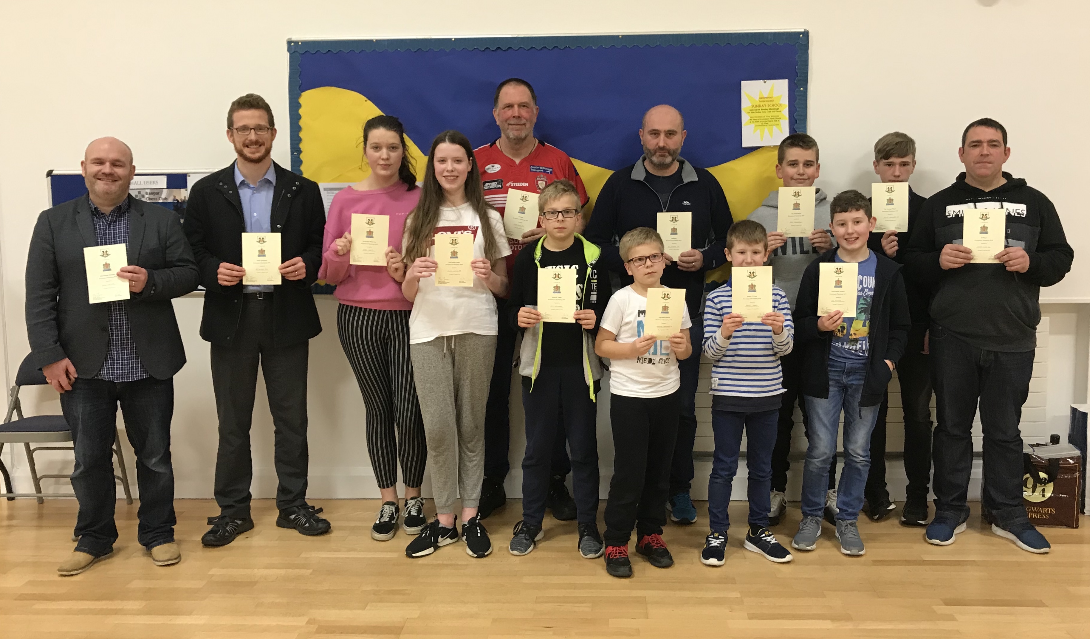 Winners Groomsport Rapidplay Feb 2019